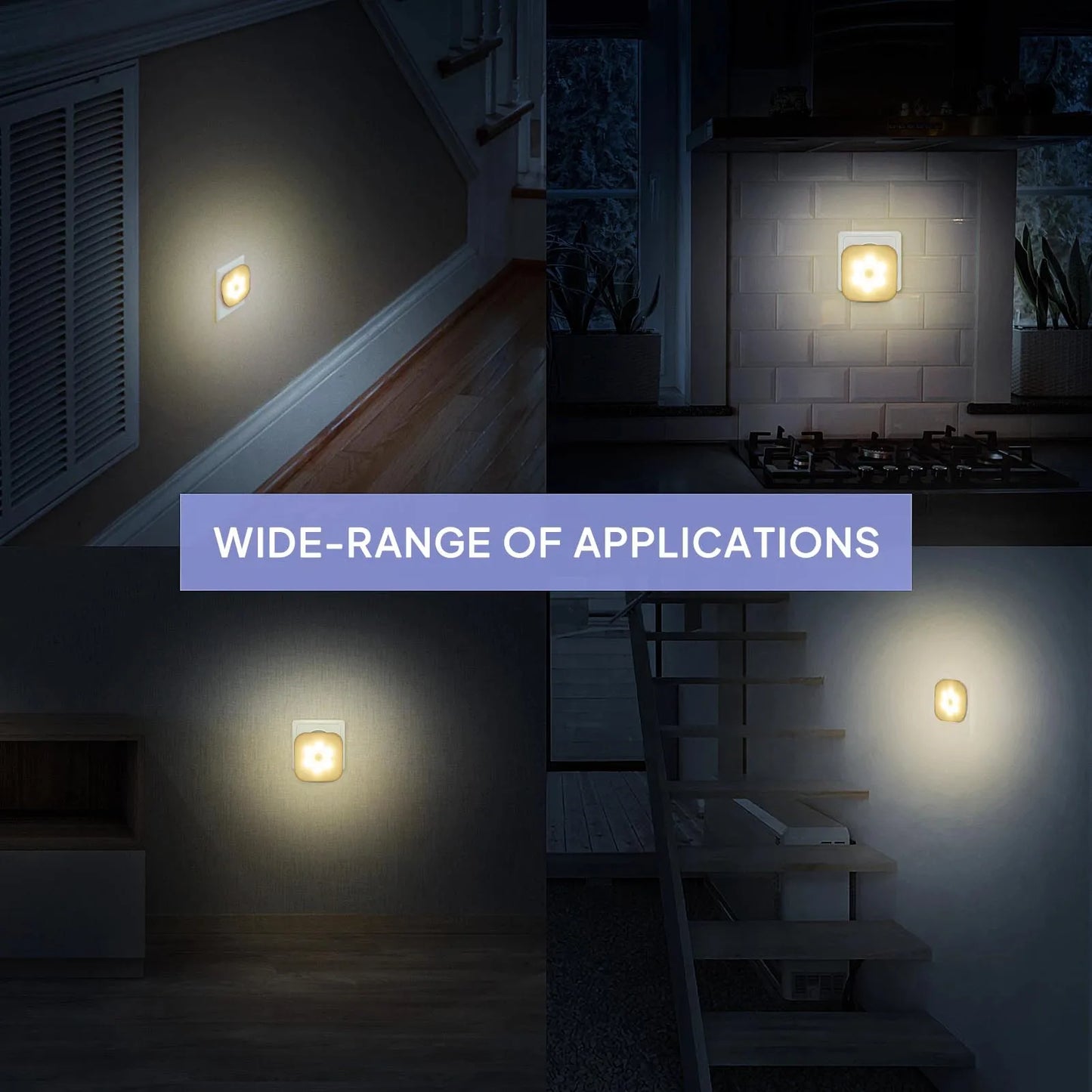 Motion Sensor LED Night Wall Lamp with EU Plug