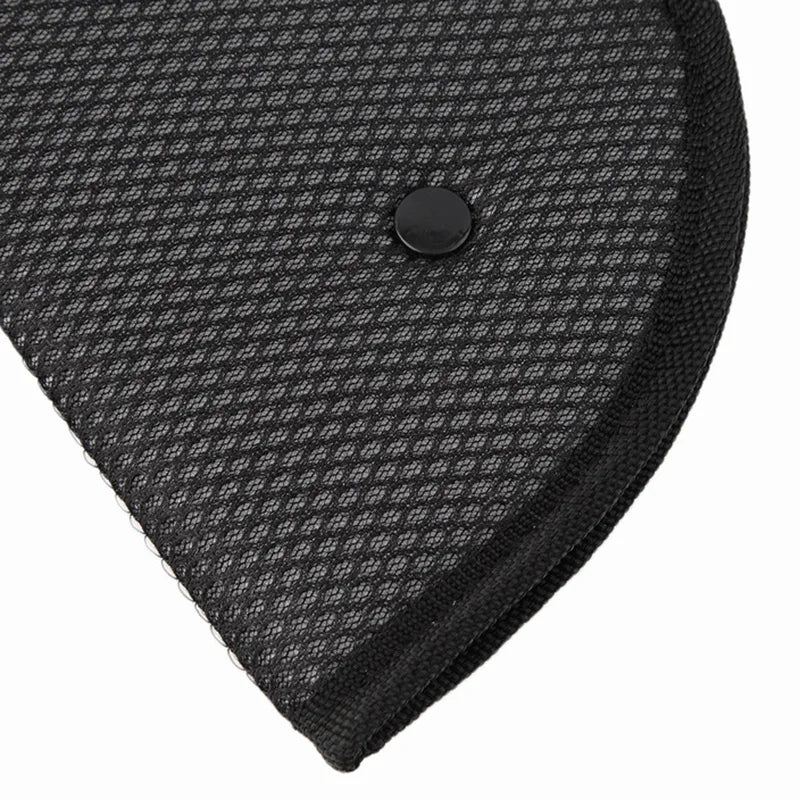 Adjustable Child Seat Belt Triangle Safety Cover - Black