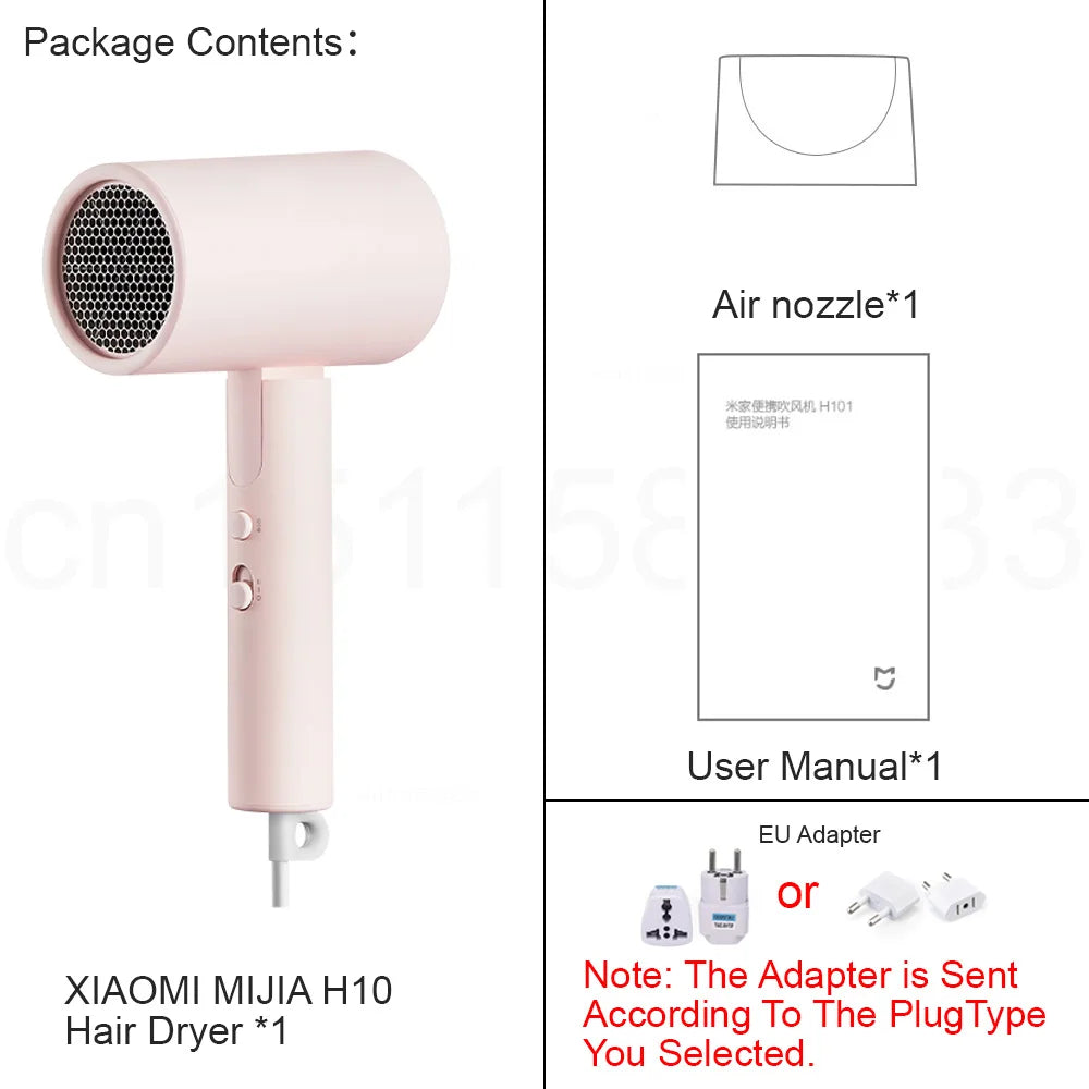 Xiaomi MIJIA H101 Foldable Hair Dryer - 1600W White