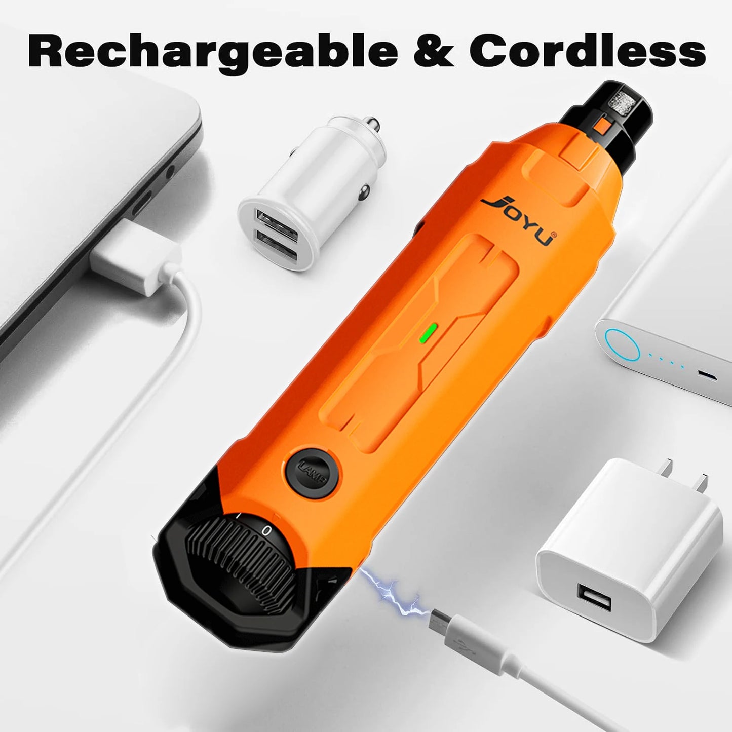 6-Speed Quiet Rechargeable Dog Nail Grinder