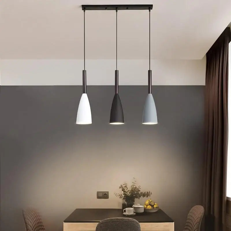 Modern 3-Head Nordic Pendant Light Fixture