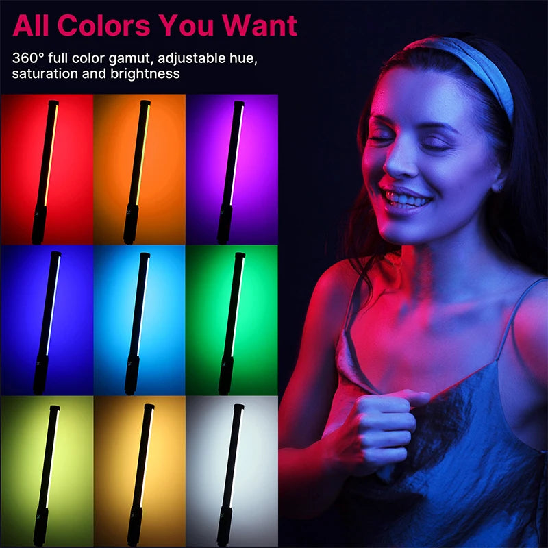 Ulanzi VL119 RGB Light Wand - 19.68-Inch Handheld Studio Lamp