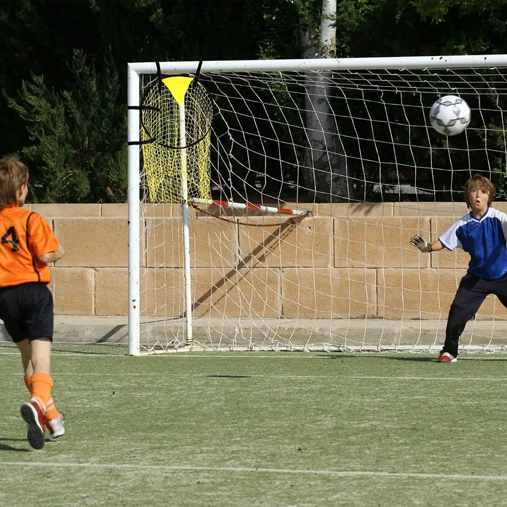 Foldable Football Target Net - Easy Attach Soccer Training Practice
