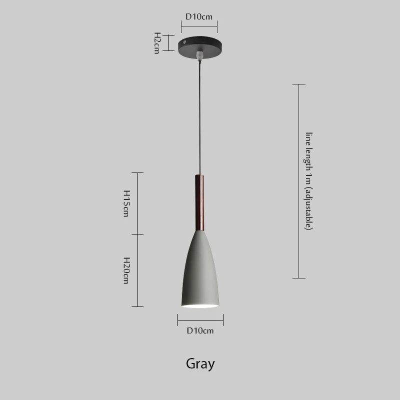 Modern 3-Head Nordic Pendant Light Fixture