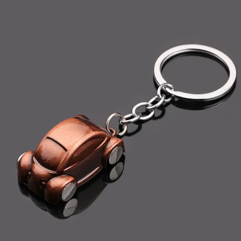 Gear Head Car Keychain with Speedbox Pendant Design