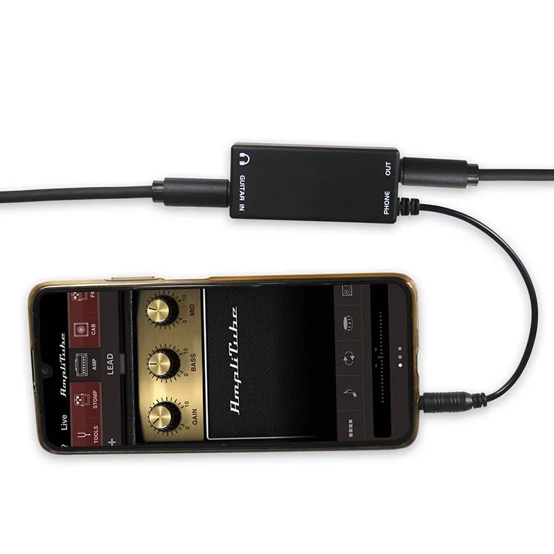 Lanlison Guitar Effects Interface Adapter for iPhone Recording