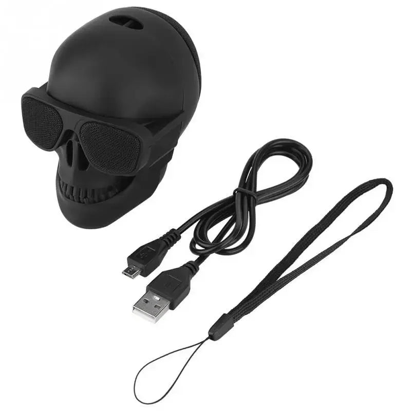 Mini Skull Bluetooth Speaker - 5W Cartoon Wireless Stereo Audio