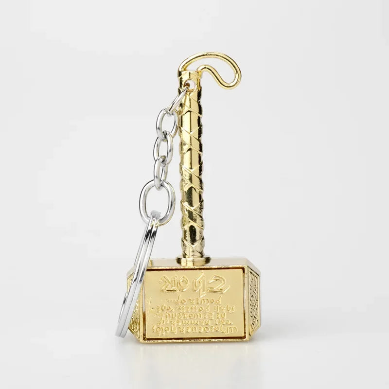 Thor Hammer Metal Bottle Opener Keychain