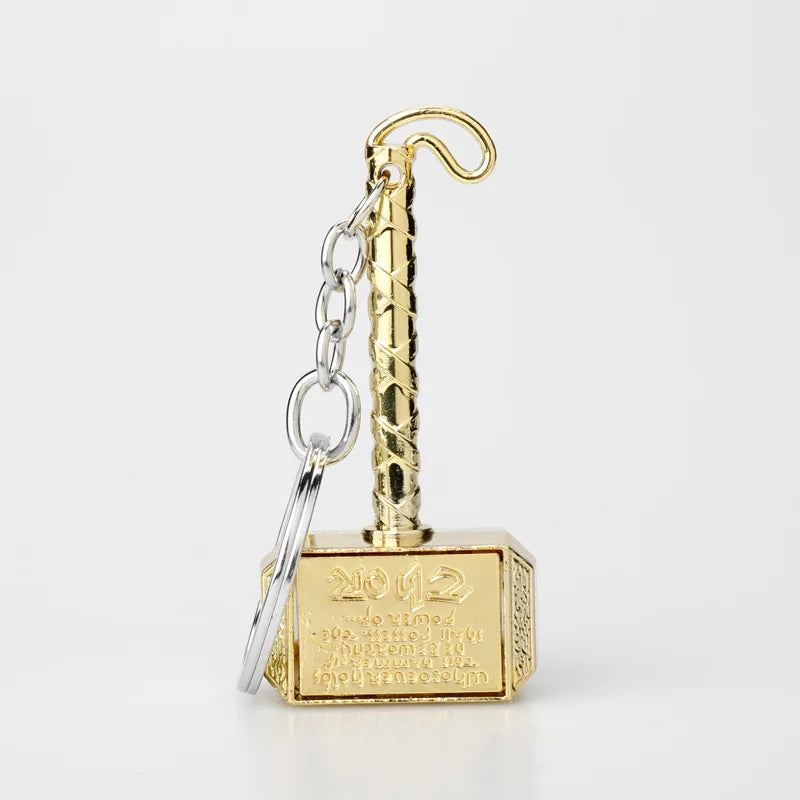 Thor Hammer Metal Bottle Opener Keychain