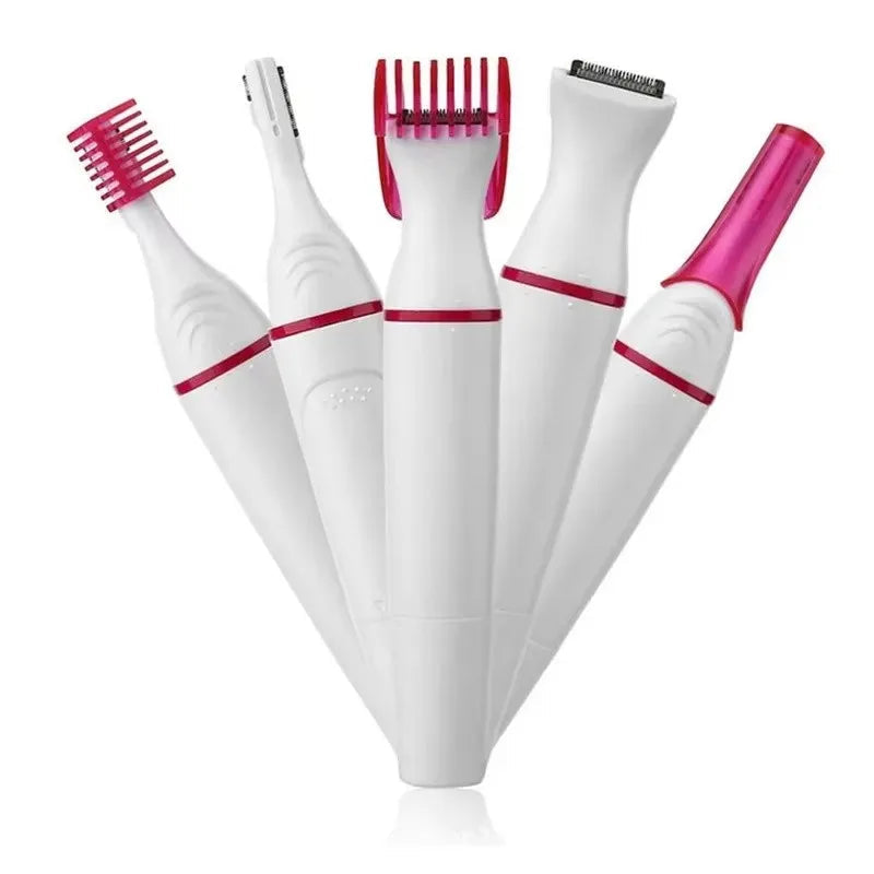 Rechargeable Lady Shaver and Bikini Trimmer - White
