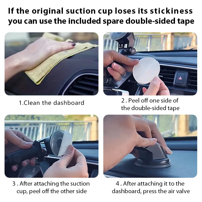 LCARS Gravity Car Phone Holder - Anti-Shake Dashboard Mount