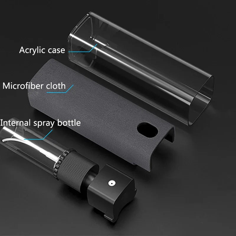 2-in-1 Microfiber Screen Cleaner Spray Bottle and Cloth