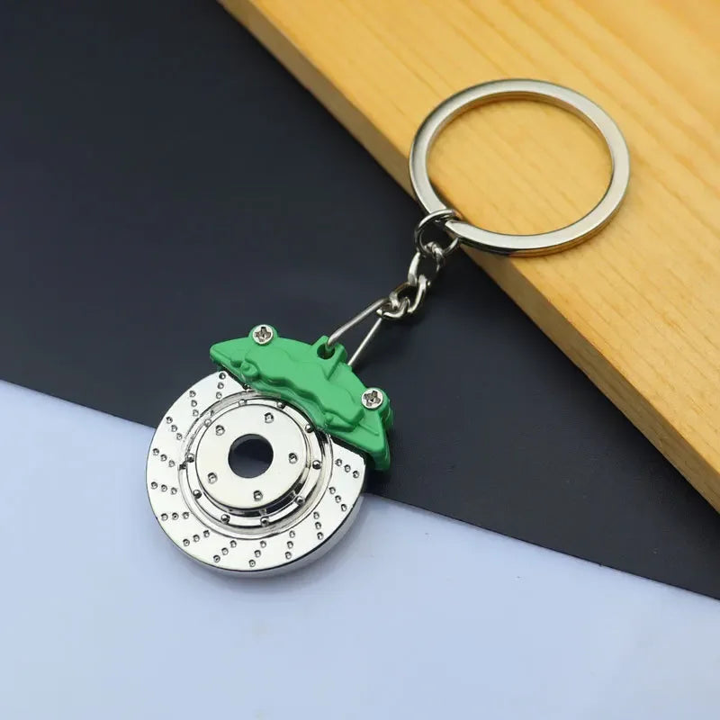 Gear Head Car Keychain with Speedbox Pendant Design