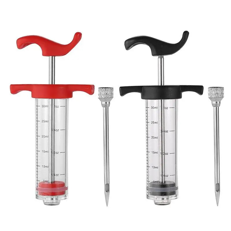 BBQ Meat Marinade Injector Syringe with Stainless Steel Needle