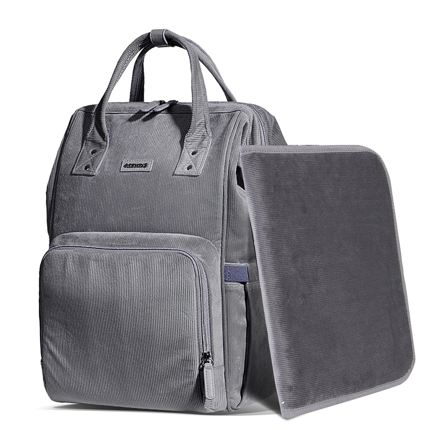 Travel Diaper Bag Backpack - Large Mommy Organizer with Zipper