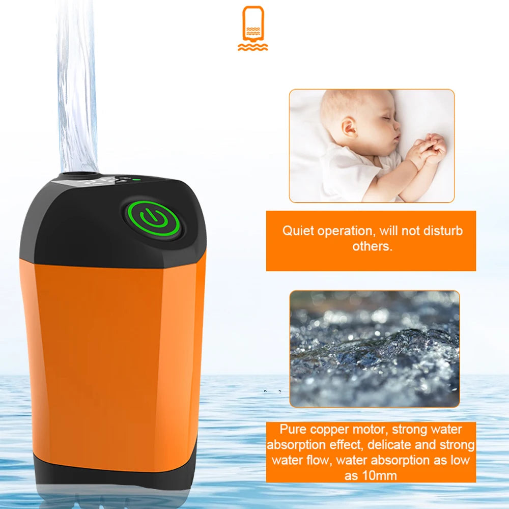 Outdoor Camping Shower Pump - IPX7 Portable Electric Travel Shower
