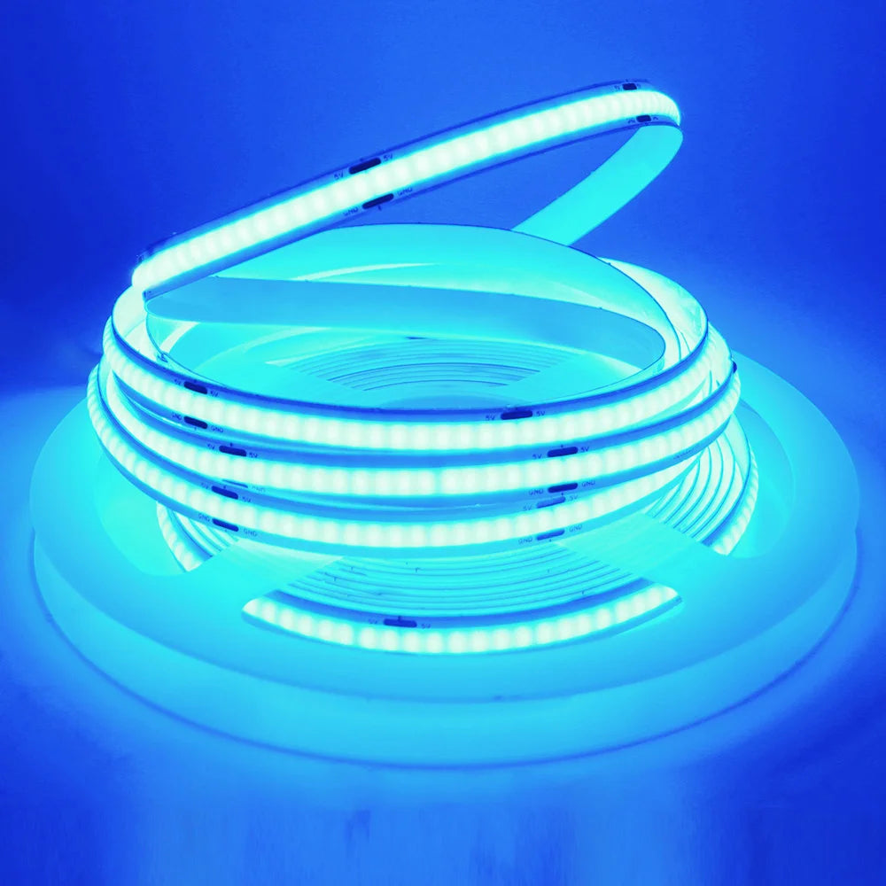 5V USB COB Strip Light 320 LEDs/m for Cabinets and TV Backlights