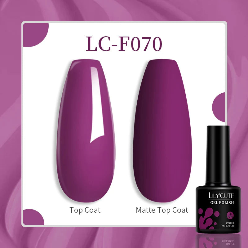 LILYCUTE 7ml Soak-Off UV Gel Nail Polish
