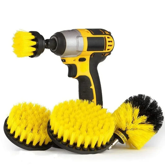 Drill Scrubber Brush Kit for Carpet, Glass, Car and Tires