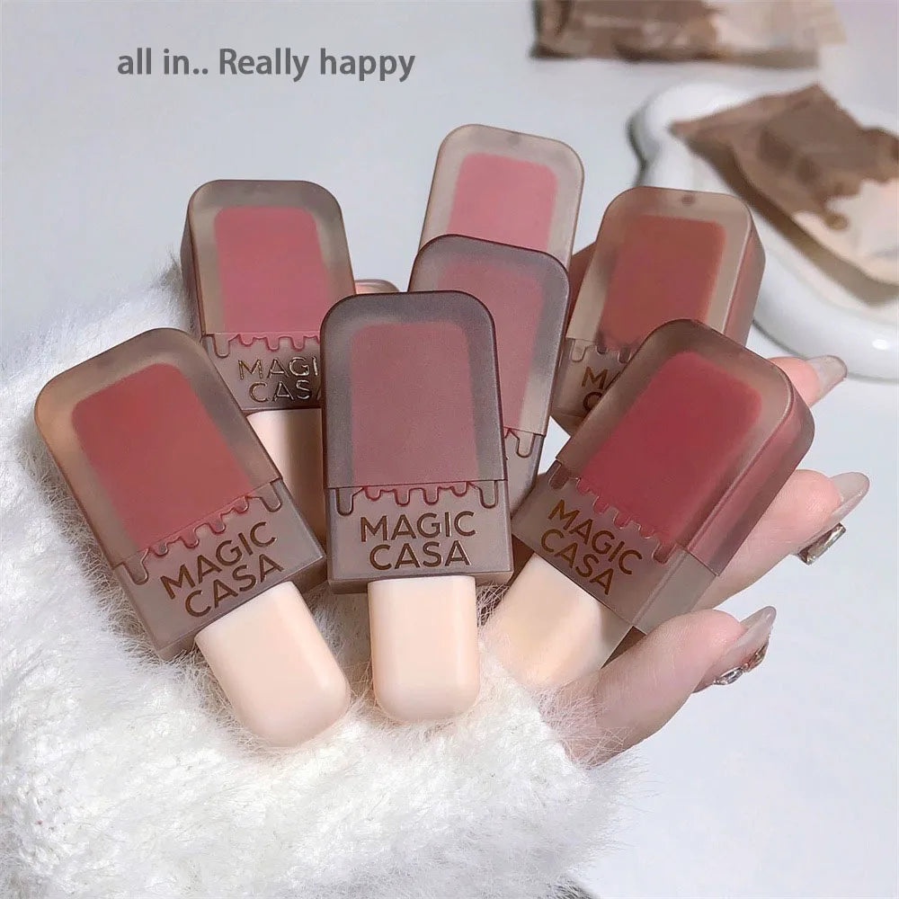 Chocolate Ice Cream Velvet Matte Lip Glaze