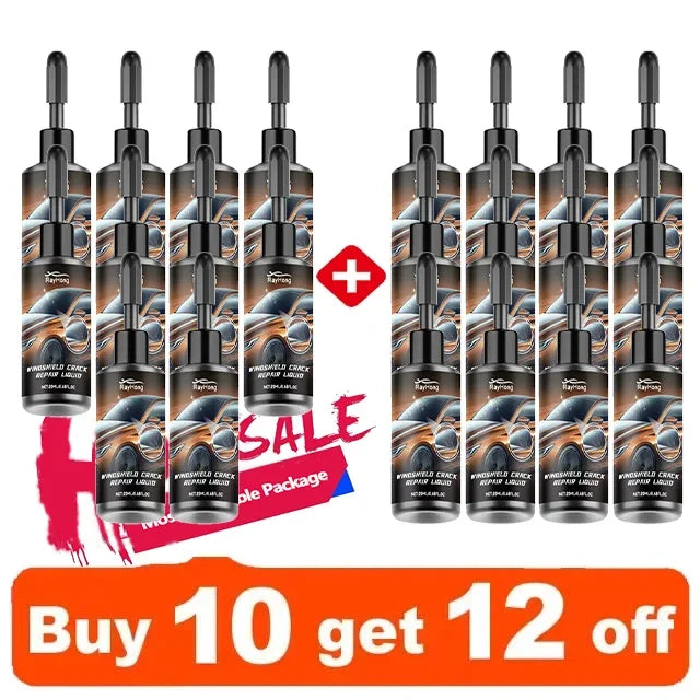 Windshield Crack Repair Fluid Resin Set - 3pcs