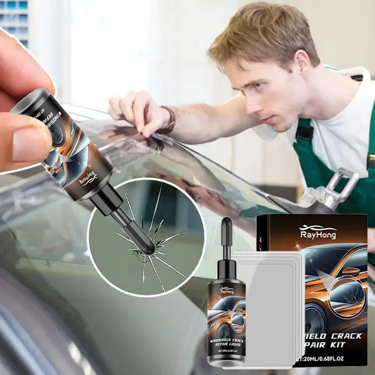 Windshield Crack Repair Fluid Resin Set - 3pcs