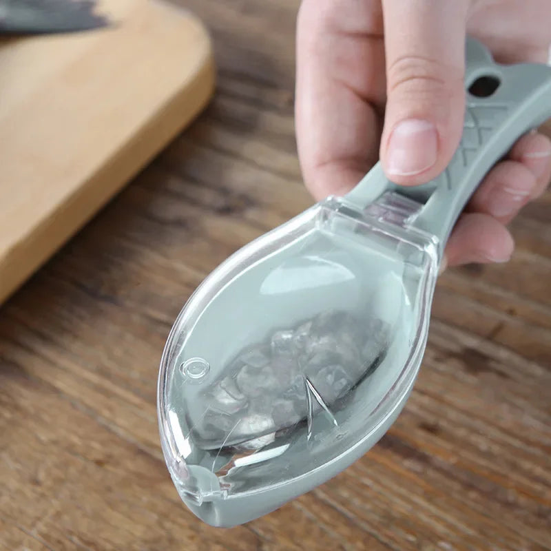 Fish Scale Scraper Cleaning Tool with Cover