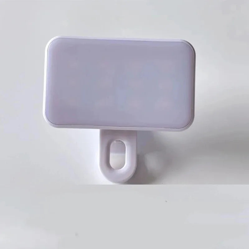 Portable Mini Selfie Fill Light - Rechargeable Clip-On Phone Light