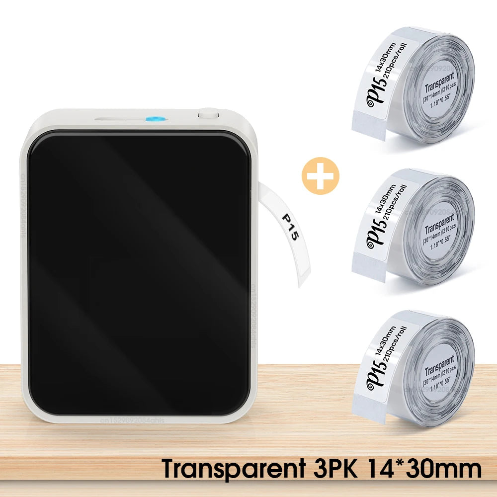 Marklife P15 Bluetooth Label Printer - Portable Inkless Sticker Maker