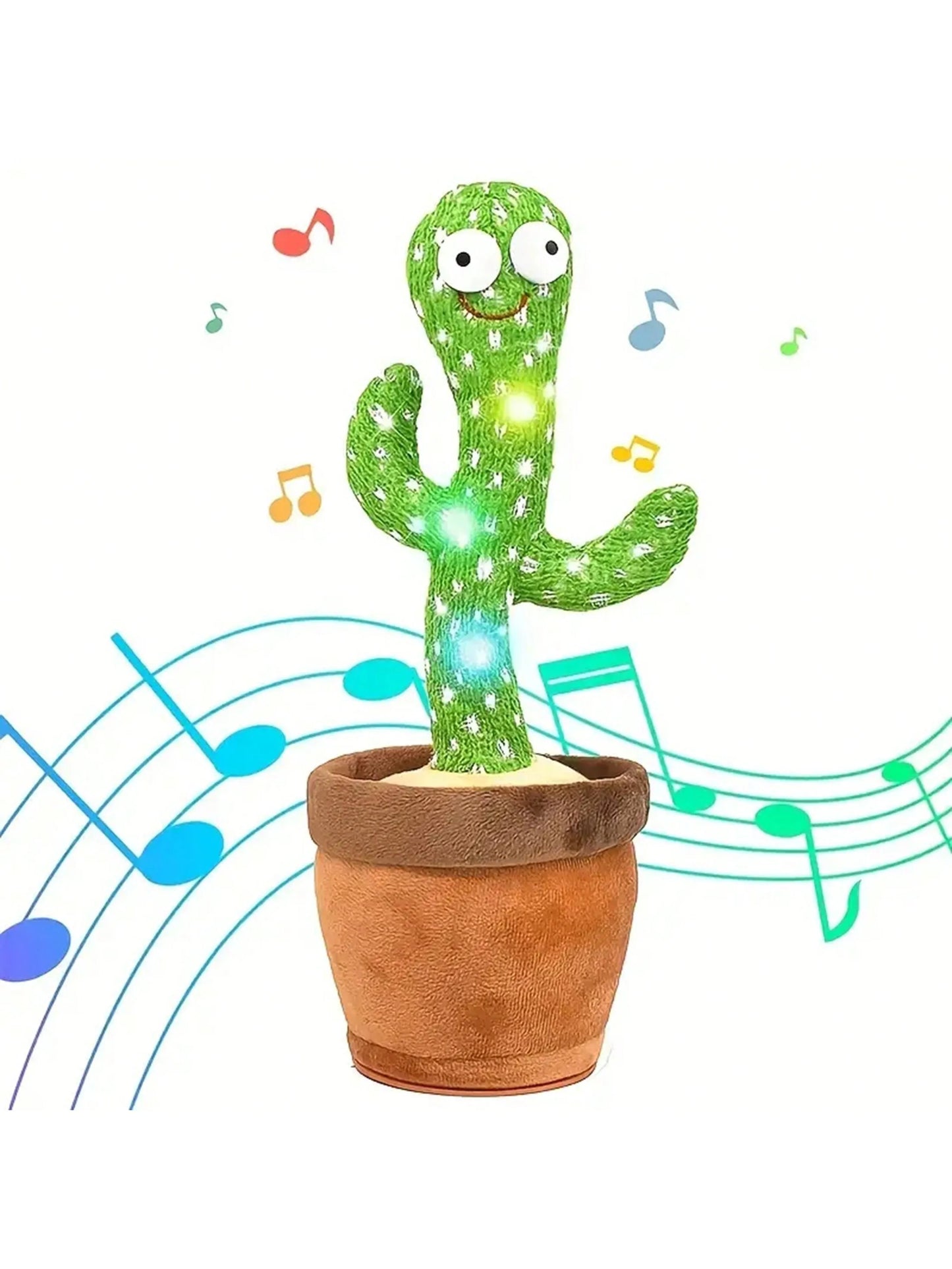 Dancing Talking Cactus Toy - Singing Recording Mimic Plush
