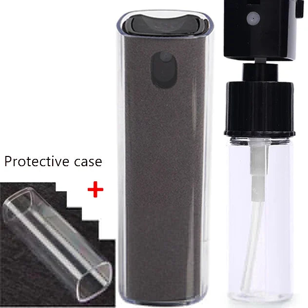 2-in-1 Microfiber Screen Cleaner Spray Bottle and Cloth