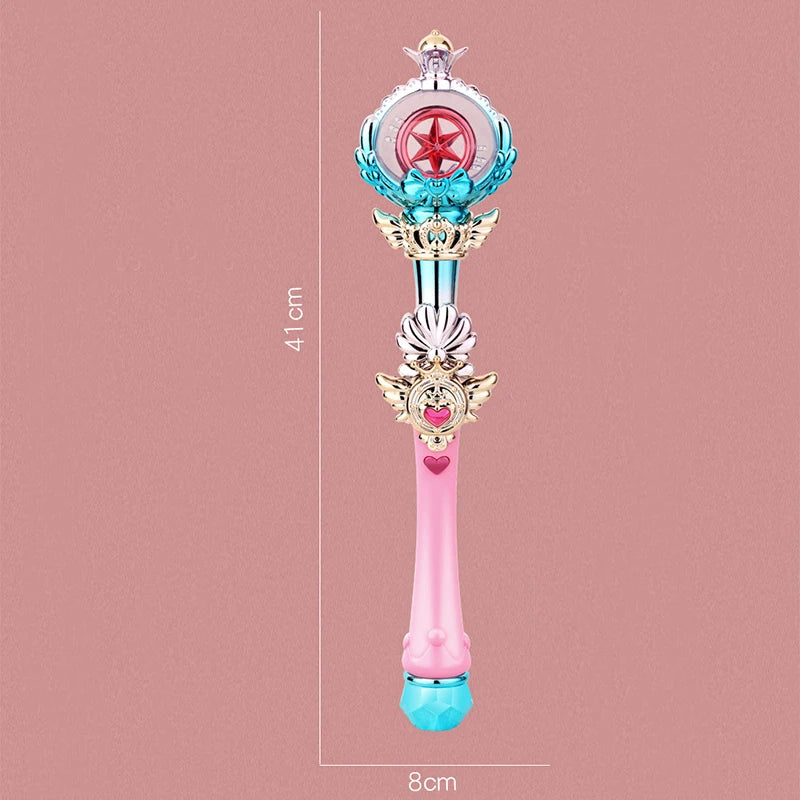 41cm Luminous Magic Wand Toy - Music Fairy Princess Prop