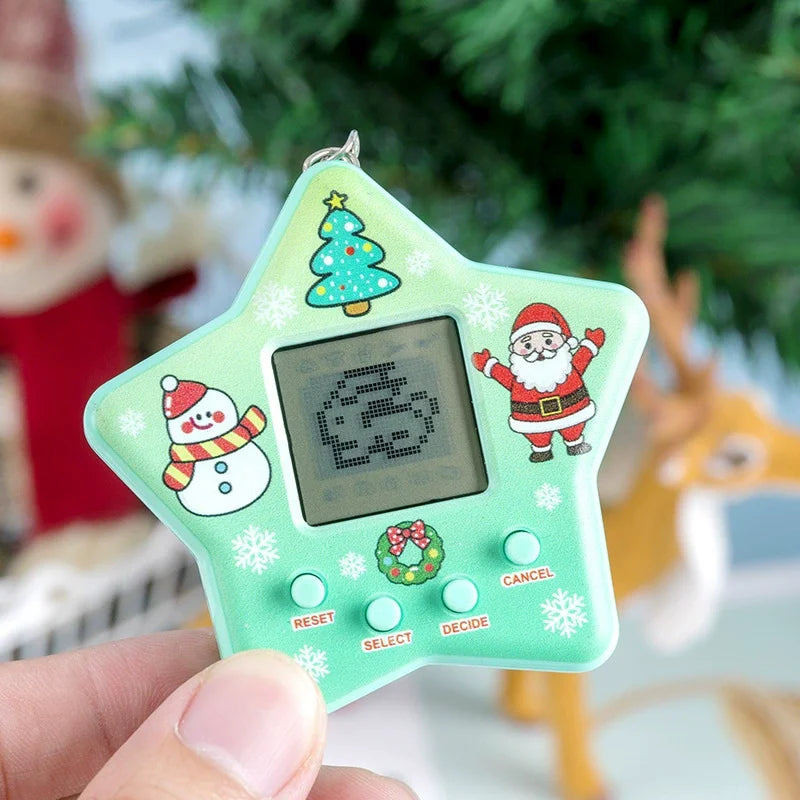 Transparent Virtual Pet Toy - 168-in-1 Nostalgic Digital Game