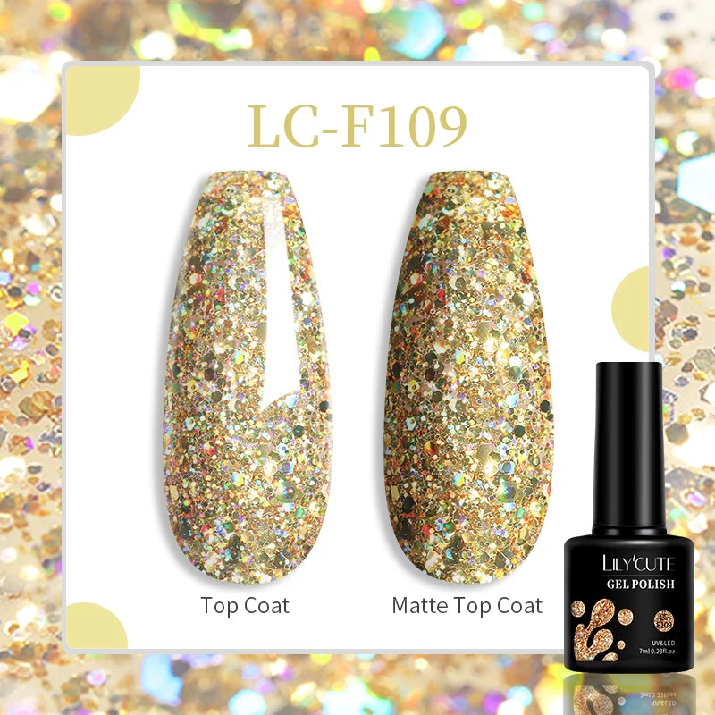 LILYCUTE 7ml Soak-Off UV Gel Nail Polish