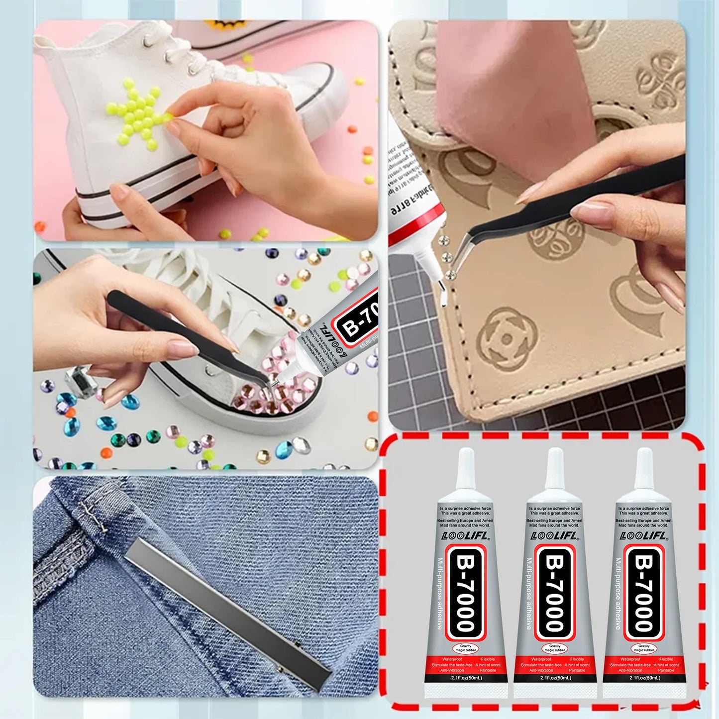 Loolifl Quick-Drying Fabric Repair Glue