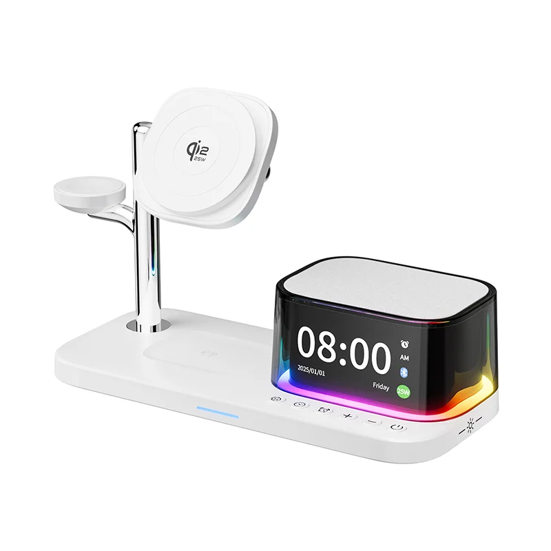 25W Magnetic Wireless Charger Stand - Bluetooth Speaker Dock