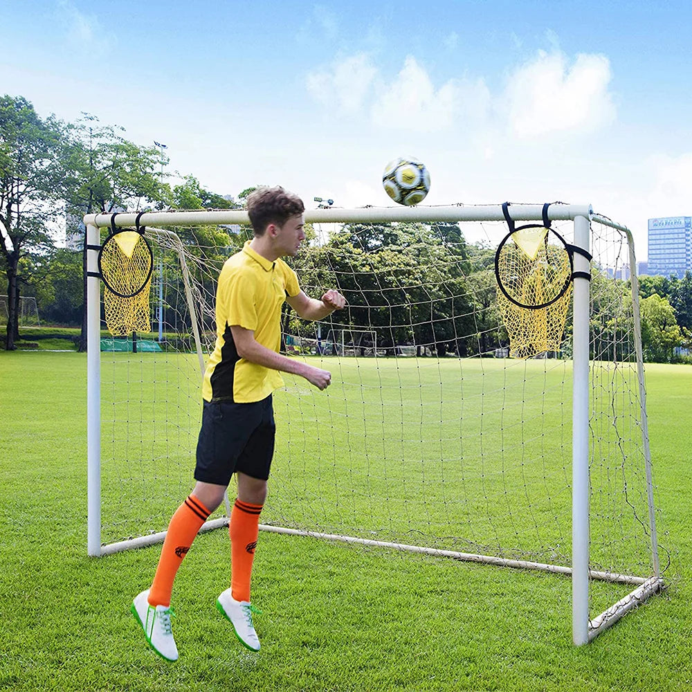 Foldable Football Target Net - Easy Attach Soccer Training Practice