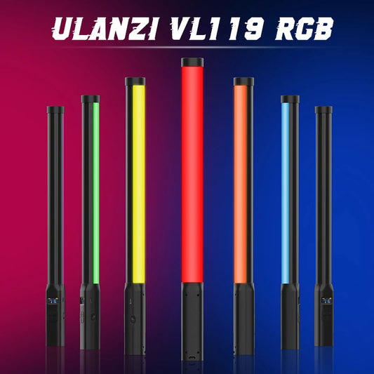 Ulanzi VL119 RGB Light Wand - 19.68-Inch Handheld Studio Lamp