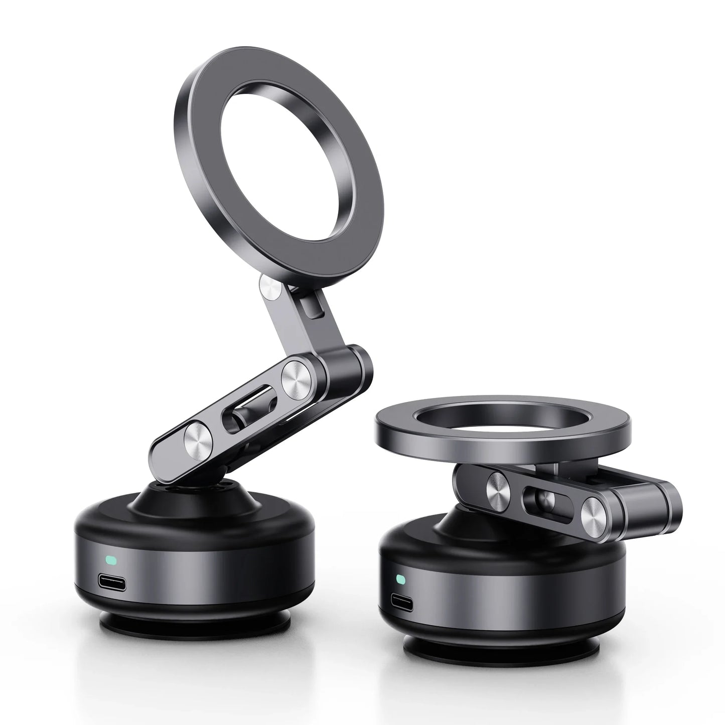 Magnetic Vacuum Car Phone Mount - Foldable 360 Degree Holder