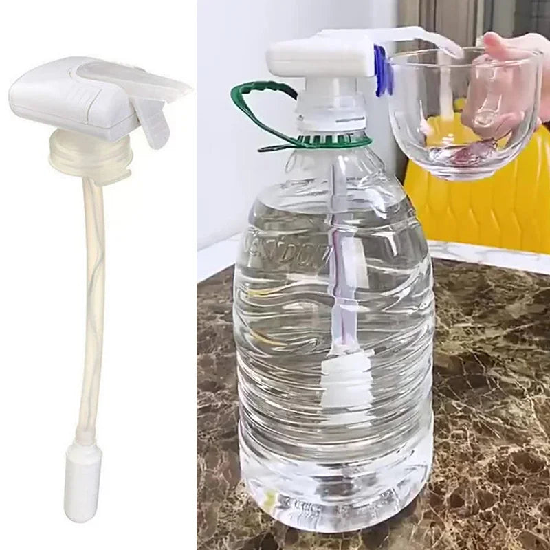 Automatic Water Bottle Suction Pump Dispenser Straw