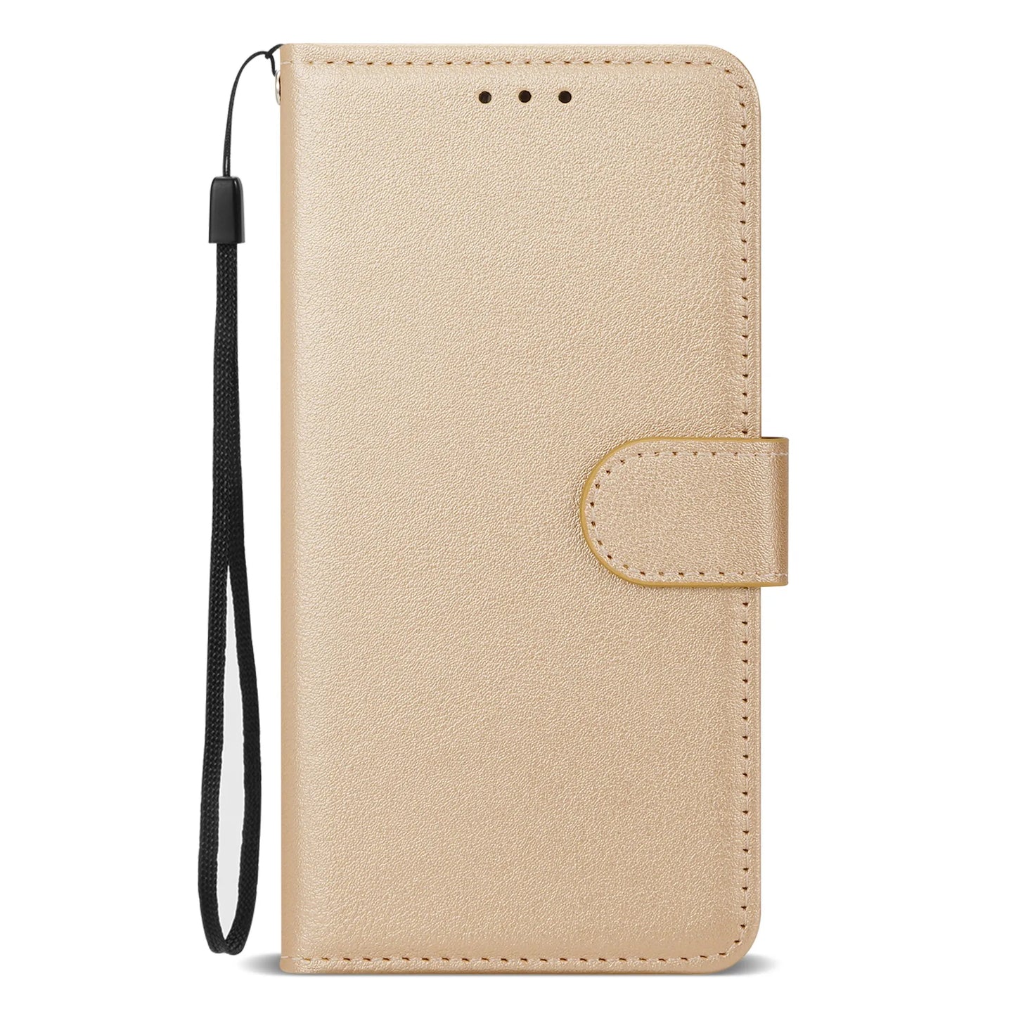 Flip Wallet Leather Case with Card Slots for iPhone Models
