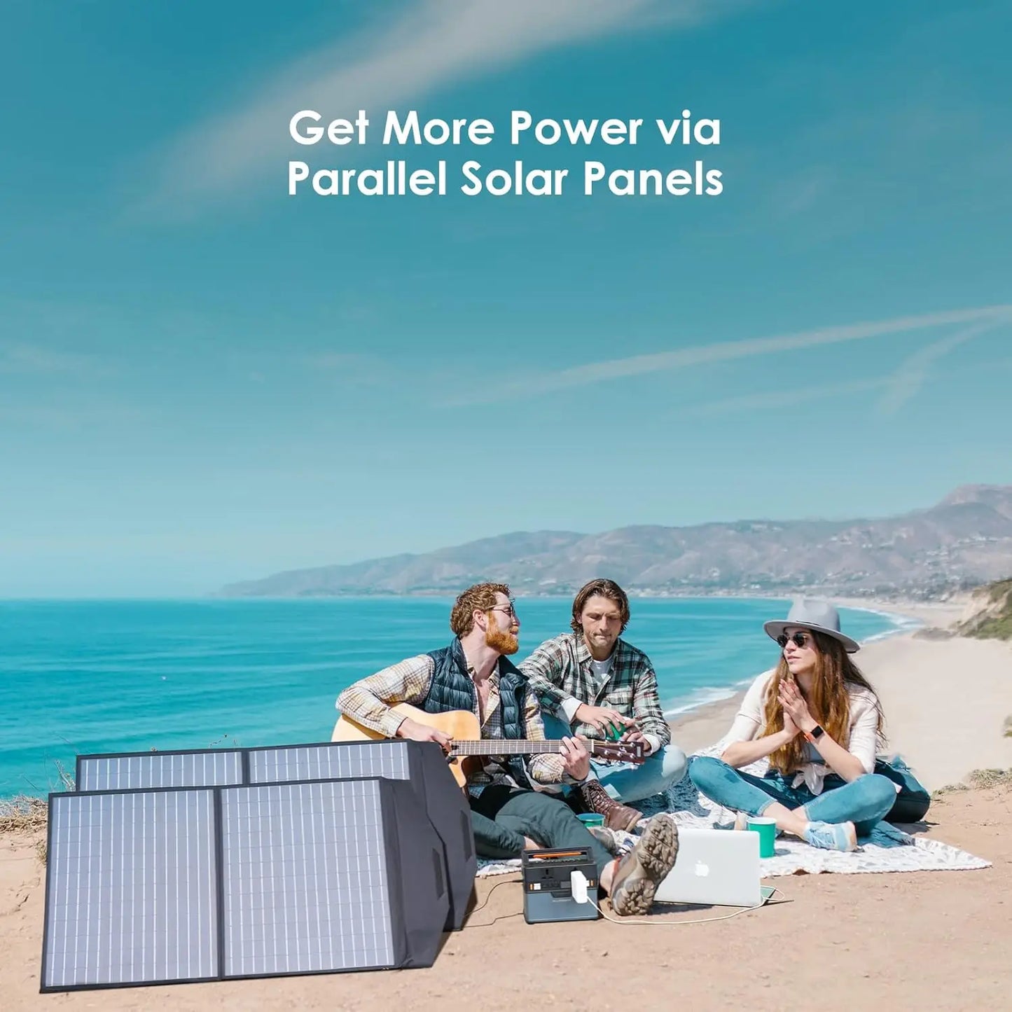 ALLPOWERS SP027 Foldable Solar Panel - 100W IP67 Camping Charger