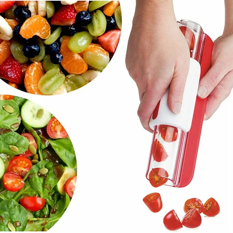 Tomato, Grape and Cherry Manual Slicer Kitchen Gadget