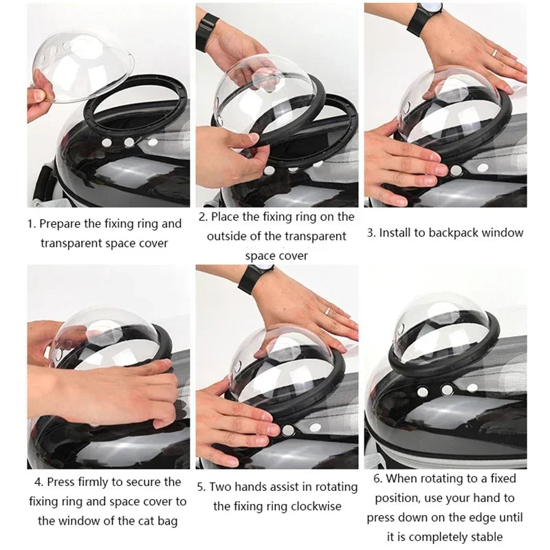 Breathable Space Capsule Pet Backpack Carrier