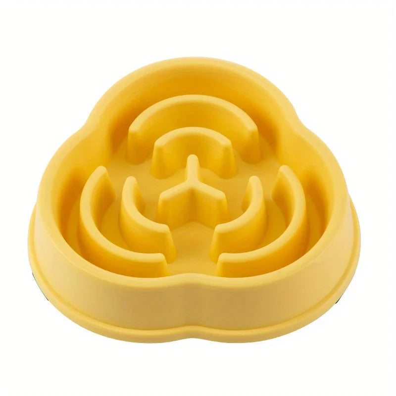 Anti-Choking Slow Feeder Dog Bowl with Anti-Overturn Design