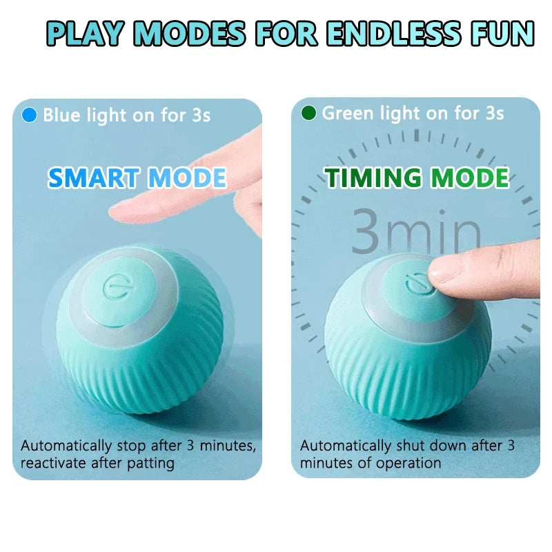 Smart Automatic Rolling Cat Interactive Ball Toy