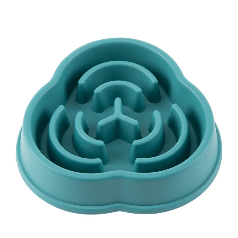 Anti-Choking Slow Feeder Dog Bowl with Anti-Overturn Design