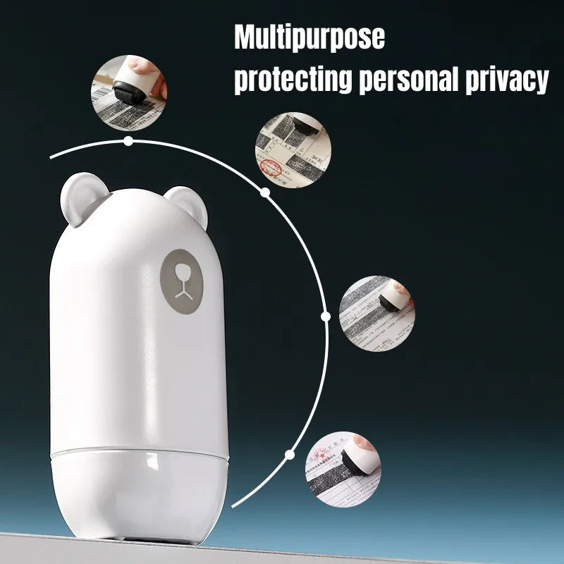 Privacy Protection Roller Stamp - Confidential Data Security Seal