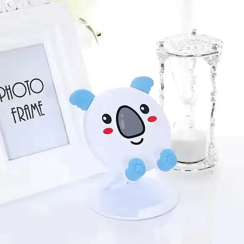 Foldable Cartoon Phone Holder - Adjustable Desktop Tablet Stand