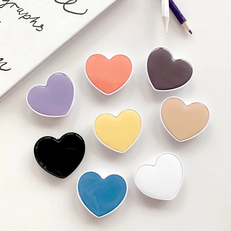 Heart-Shaped Universal Phone Grip Socket Stand